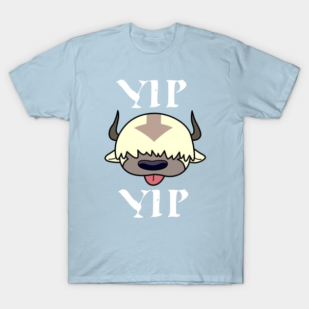 Yip Yip Appa Avatar The Last Airbender T-Shirt by scribblejuice